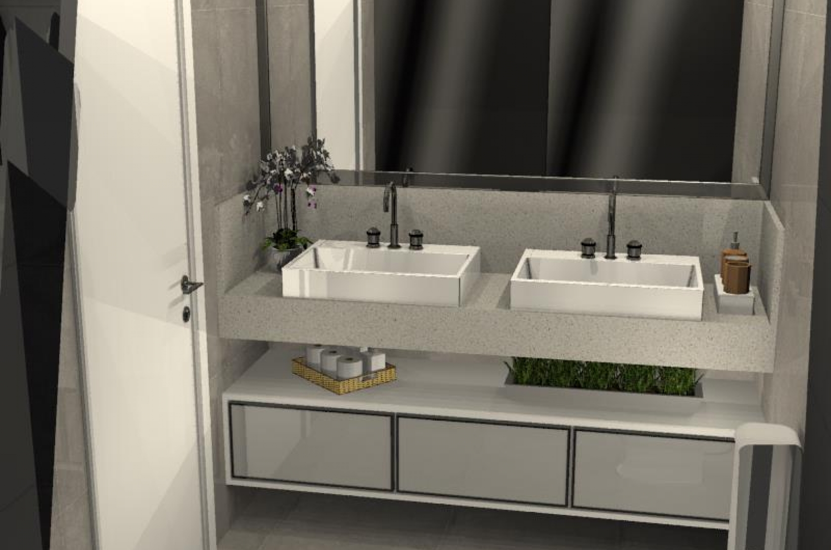 Bosque dos Jatobas - banheiro suite casal