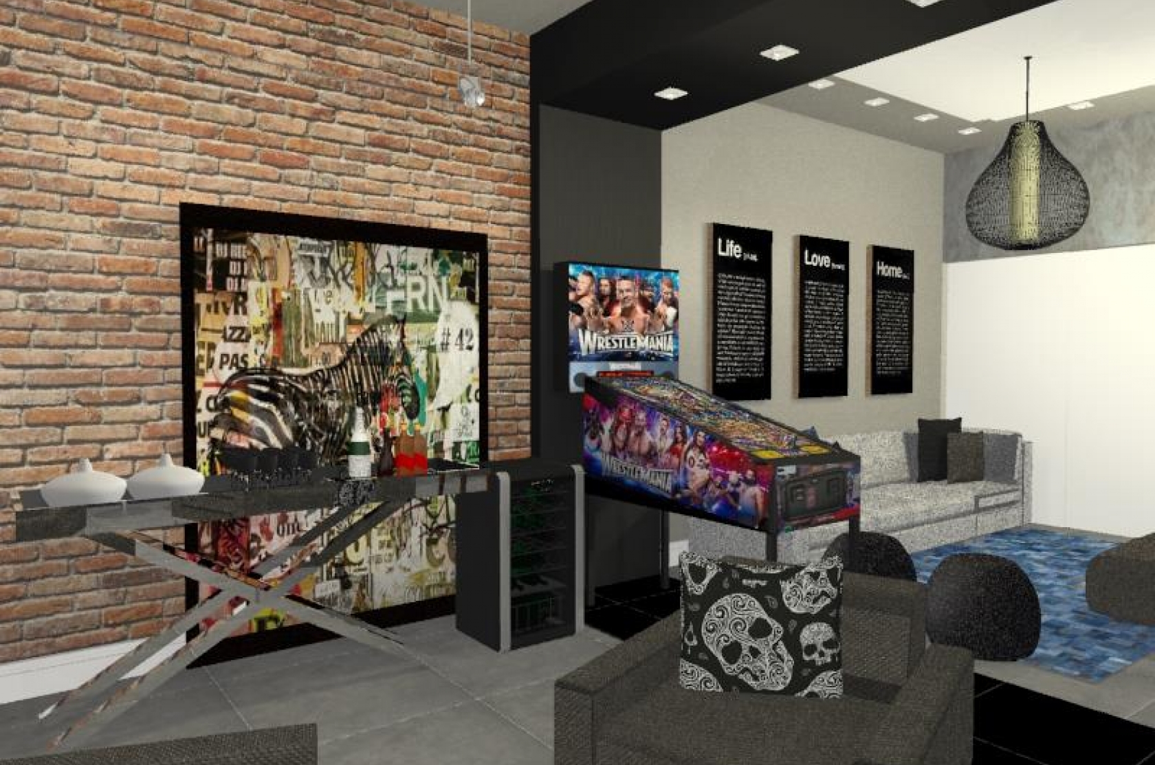 Bosque dos Jatobas - sala integrada