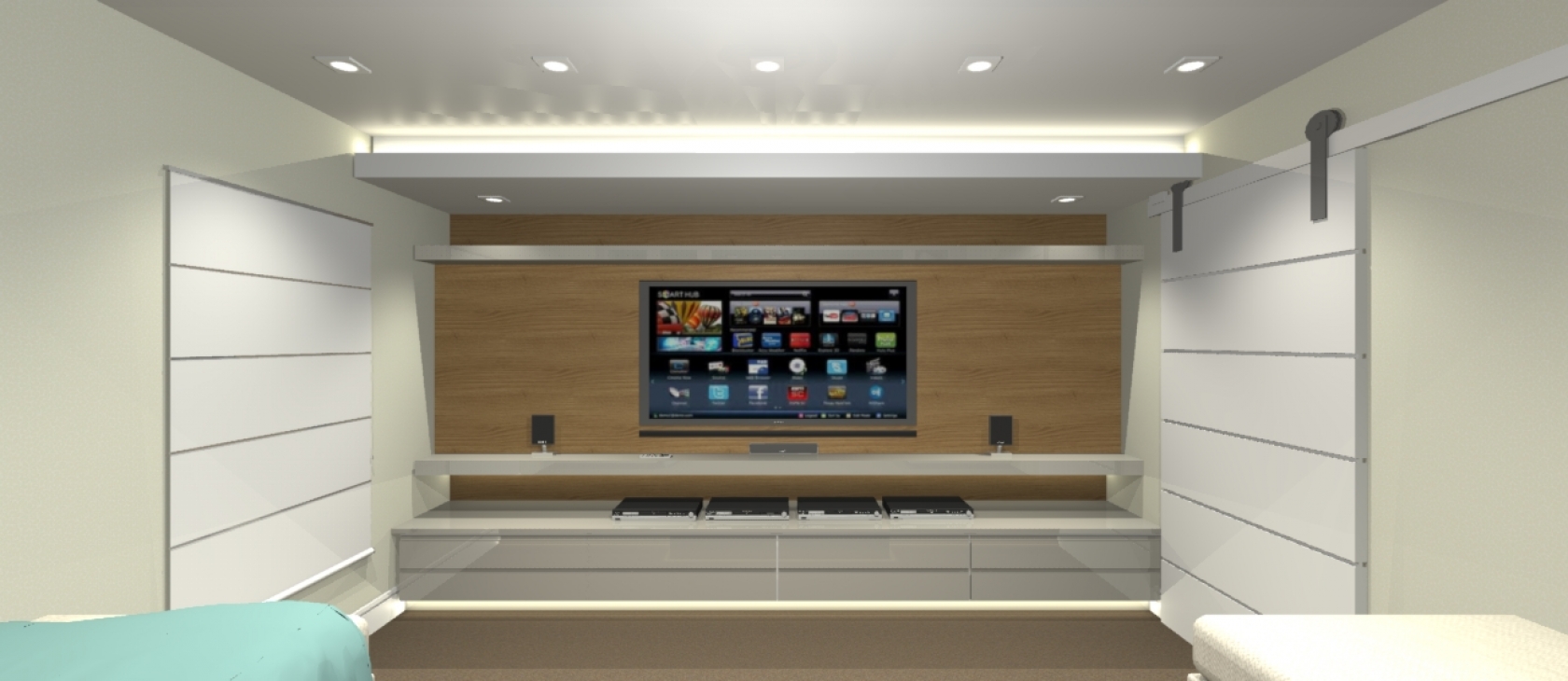 Quartier Les Residences - home theater