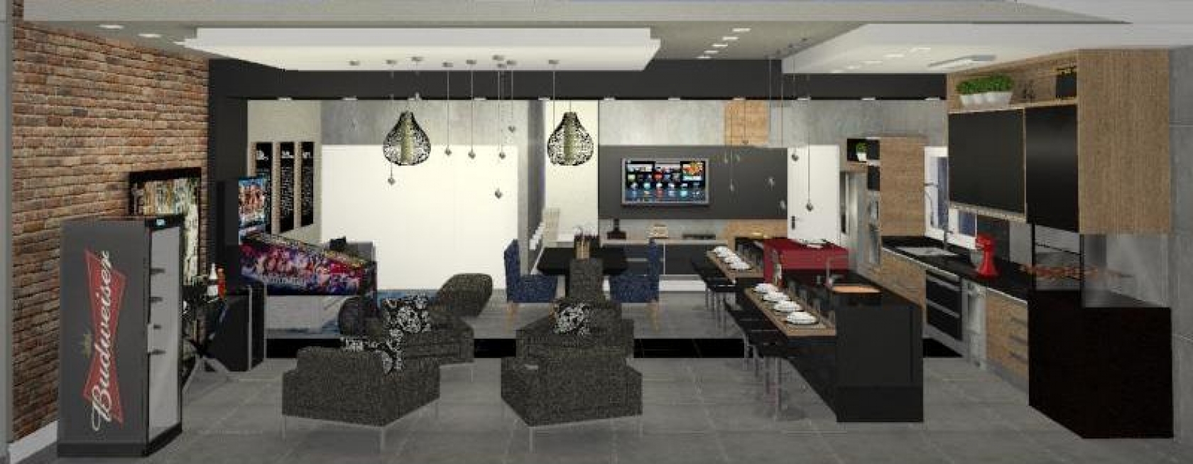 Bosque dos Jatobas - sala integrada