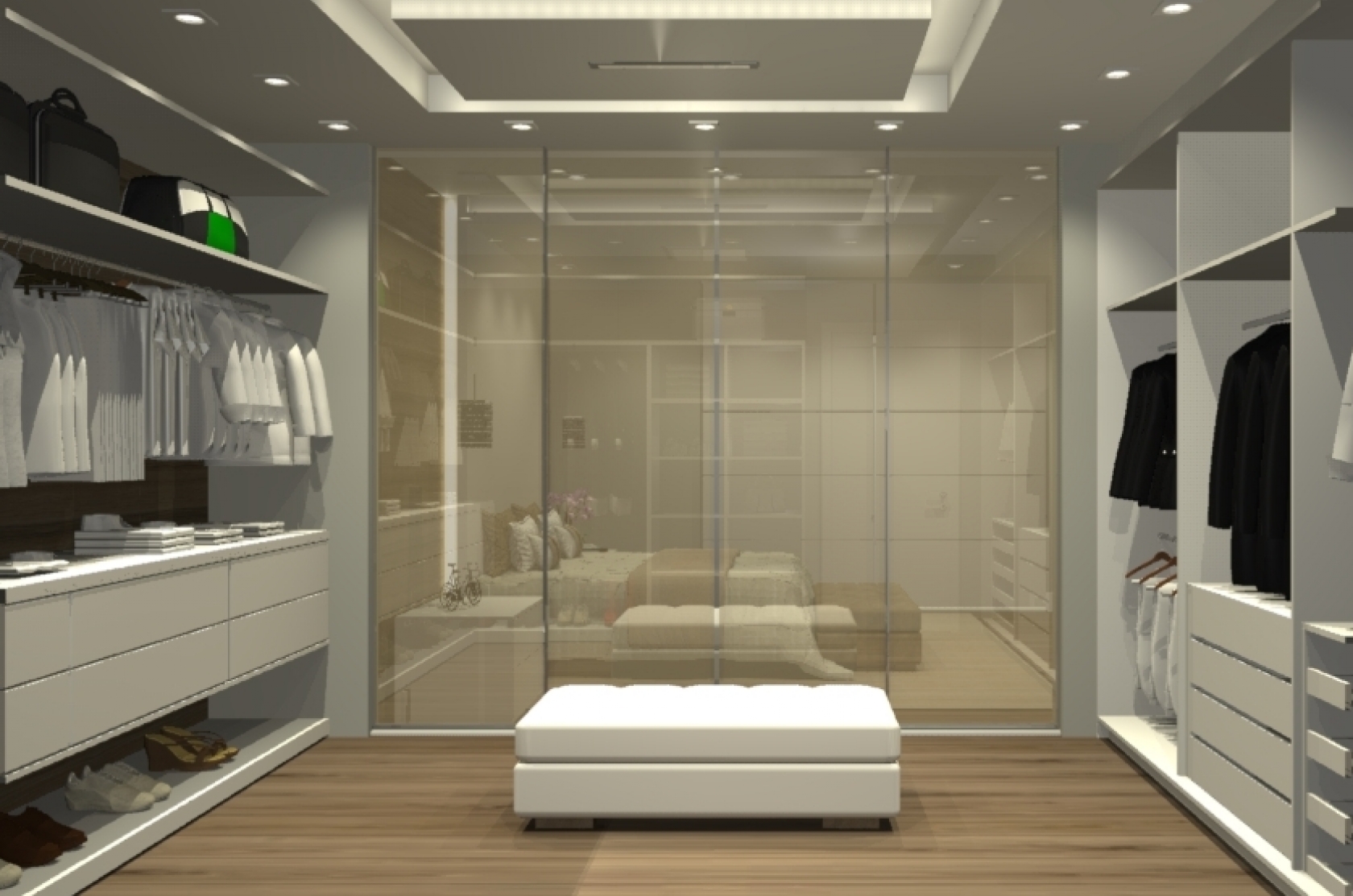 Quartier Les Residences - closet casal